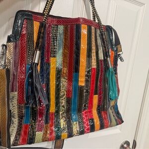 Source Unknown Multicolor Patchwork Shoulder Bag